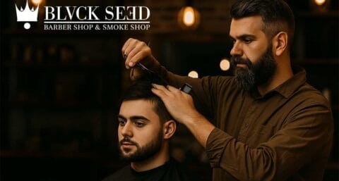 Cliente disfrutando de una experiencia premium en barbería en Monterrey centro