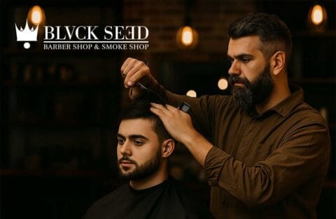 Cliente disfrutando de una experiencia premium en barbería en Monterrey centro