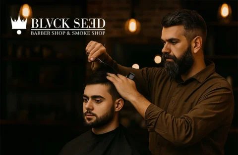 Cliente disfrutando de una experiencia premium en barbería en Monterrey centro